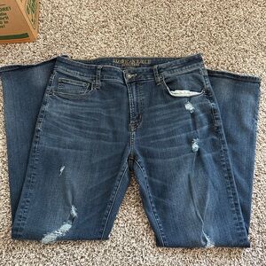 Mens Original Straight ripped jeans